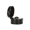 22-400 Black Smooth Flip Top PP Plastic Bottle Cap-.250 in. Orifice-1.5 in. Diameter 22-400 Black Smooth Flip Top PP Plastic Bottle Cap-.250 in. Orifice-1.5 in. Diameter