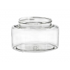 8 oz. Clear Oval Powell Style Single Wall 70-400 PET Plastic Jar 8 oz. Clear Oval Powell Style Single Wall 70-400 PET Plastic Jar