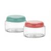 8 oz. Clear Oval Powell Style Single Wall 70-400 PET Plastic Jar-Cap 8 oz. Clear Oval Powell Style Single Wall 70-400 PET Plastic Jar-Cap