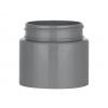 3 oz. Gray Dark Single Wall 53-400 Round PET Plastic Jar-Colored CT Cap 3 oz. Gray Dark Single Wall 53-400 Round PET Plastic Jar-Colored CT Cap