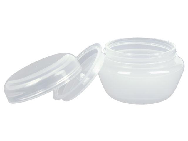 1/3 oz (10 mm) Natural Mushroom PP Plastic Jar with 34 mm Natural