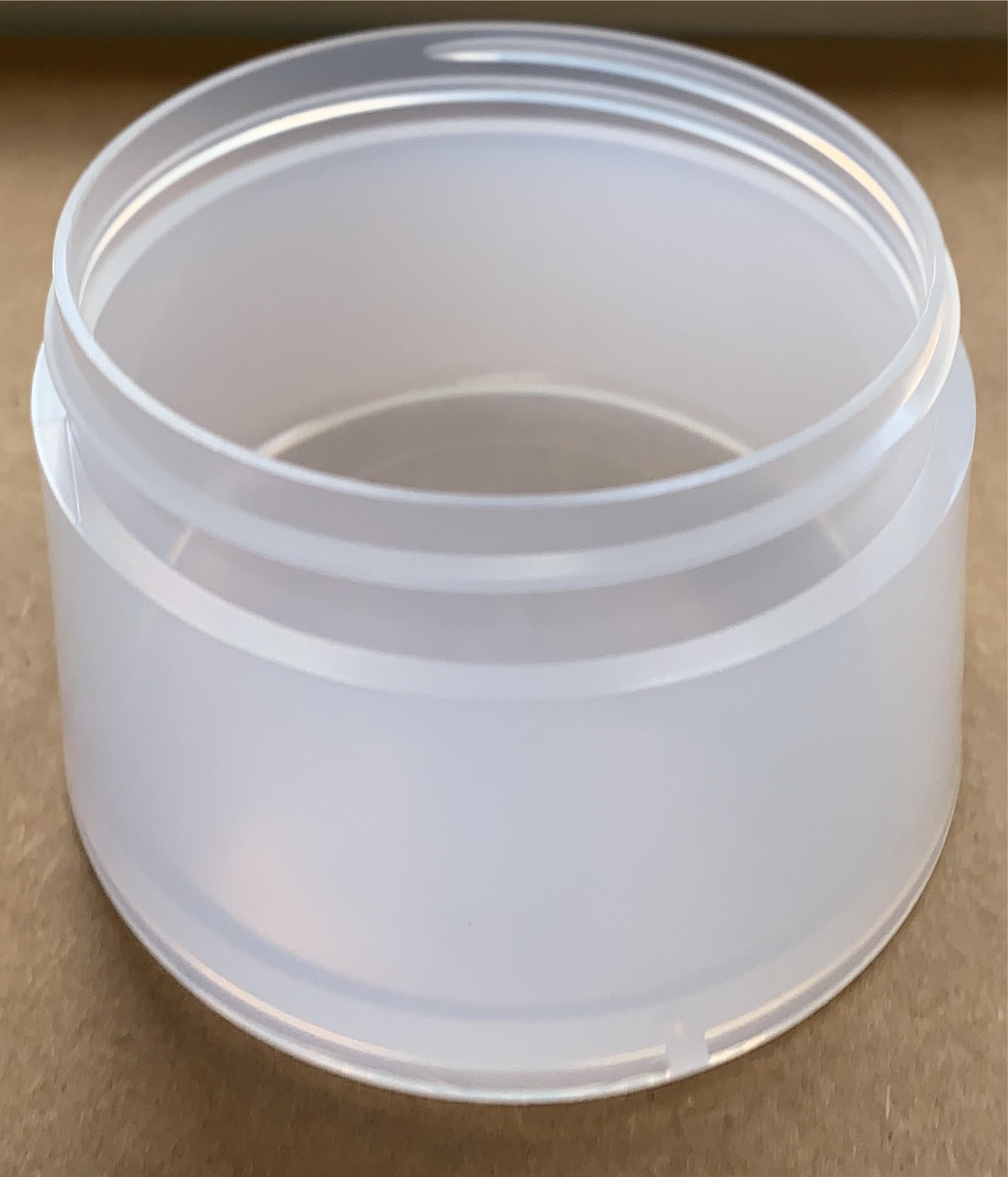 4 oz White Polypropylene Single Wall Jar 70-400