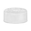 38-400 White CRC Ribbed Non Dispensing PP Bottle-Jar Cap-Foam Liner-Open Instruct (Berry)