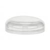 53-400 Natural Dome Smooth Non Dispensing PP Plastic Liner-less Jar Cap