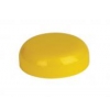 63 mm Yellow Dark Dome Smooth Non Dispensing PP Plastic Liner-less Jar Cap-Valve Seal