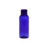 1 oz. Blue Colbalt 20-410 Round Bullet PET (BPA Free) Translucent Plastic Bottle w/ Sprayer or Treatment Pump 30% OFF (Stock)