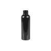 1 oz. Black 20-410 Round Bullet PET (BPA Free) Opaque Shiny Plastic Bottle