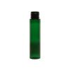 1 oz. Green 20-410 Tall Cylinder Round Semi-Translucent PET (BPA Free) Plastic Bottle