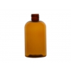 4 oz. Amber Boston Round 20-410 PET (BPA Free) Plastic Bottle ( Stock Item)