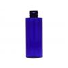 2 oz. Blue Cobalt 20-410 PET Semi-Transclucent Plastic Cylinder Round Bottle-CT Cap