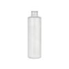 6 oz. Natural Cylinder Round Semi Opaque 24-410 HDPE Plastic Bottle (Silgan)