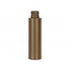 3 oz. Bronze HDPE Cylinder Round 24-410 Opaque Plastic Bottle