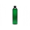 4 oz. Green 20-410 PET (BPA Free) Plastic Bullet Round Bottle-Lotion Pump or Sprayer