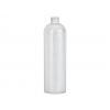 16 oz. Natural Bullet Round 24-410 HDPE Semi-Opaque Plastic Bottle