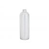 16 oz. Natural Bullet Round 24-410 HDPE Semi-Opaque Plastic Bottle-FM Sprayer