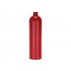 16 oz. Red Pearl Bullet Round 24-410 HDPE Opaque Plastic Squeezable Bottle-Dispensing Cap