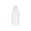 2 oz. White LDPE Opaque 20-410 Squeezable Plastic Boston Round Bottle-Tincture (Amcor)