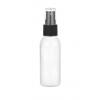 1 oz. White 20-410 Round Bullet PET (BPA Free) Opaque Gloss Finish Plastic Bottle-FM Sprayer