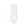 8 oz. White 22-400 HDPE Tottle Opaque Plastic Bottle- Flip Top Cap