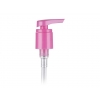 24-415 Pink Light Pearl Plastic Lotion Pump-Lock-Down-2 cc OP-11 in. DT